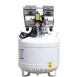 115PSI Dental Medical Air Compressor Silent Noiseless Air Compressor Oilless 40L