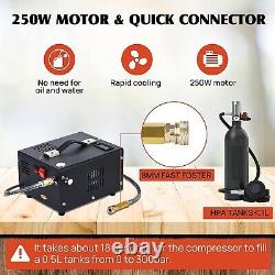 12V/110V/220V PCP Air Compressor Manual-Stop High Pressure PUMP 30Mpa/4500Psi