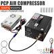 12v/110v Pcp Air Compressor 30mpa/4500psi Manual-stop Withbuilt-in Fan