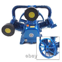 175PSI 10HP Cylinder Air Compressor Pump Head Motor Low Energy Consumption Blue