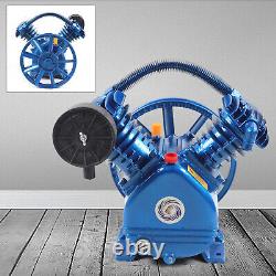 175PSI 3HP Twin-Cylinder Air Compressor Pump Motor Head 2- Stage 21CFM V Style