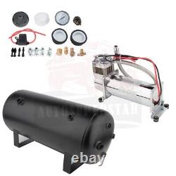 200 Psi Air Compressor 5 Gal Air Tank Onboard System Kit For Train Boat Horn
