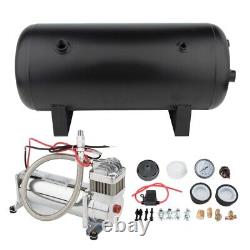 200 Psi Air Compressor 5 Gal Air Tank Onboard System Kit For Train Boat Horn 12V