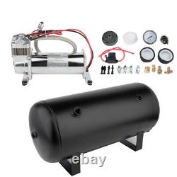 200 Psi Air Compressor 5 Gal Air Tank Onboard System Kit For Train Boat Horn 12V