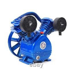 3HP 115PSI 2Piston V Style Twin Cylinder Air Compressor Pump Head Single Stage