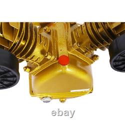3HP Air Compressor Head Pump Dual-Cylinder 2 Piston 115PSI Cast Iron Replacehead