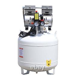 40L Dental Medical Air Compressor Silent Air Compressor Oilless 0.75KW 115PSI