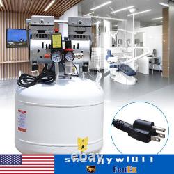 40L Dental Medical Air Compressor Silent Air Compressor Oilless 115PSI