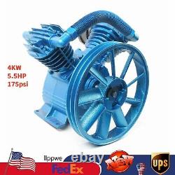 5.5HP 175PSI Replacement Air Compressor Pump Double Stage V Style Low Noise NEW