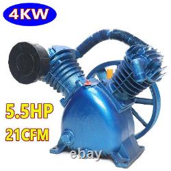 5.5HP 175PSI Replacement Air Compressor Pump Double Stage V Style Low Noise NEW