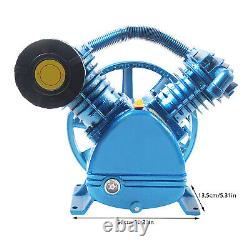 5.5HP 175PSI Twin Cylinder Air Compressor Pump Head V Type Double Stage