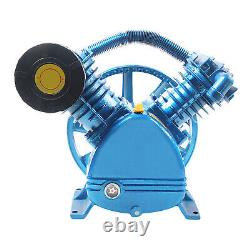 5.5HP 175PSI Twin Cylinder Air Compressor Pump Head V Type Double Stage