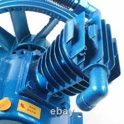 5.5HP 21CFM 175PSI Twin Cylinder Air Compressor Pump Head Double Stage V Type