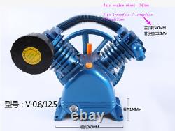 5.5HP 21CFM 175PSI Twin Cylinder Air Compressor Pump Head Double Stage V Type