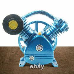 5.5HP Air Compressor Pump Two Stage 175 PSI with Flywheel Twin Cylinder 21CFM CE