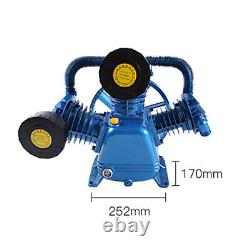 7.5KW 10HP 175psi W Style 3 Cylinder Air Pneumatic Compressor Pump Motor Head US