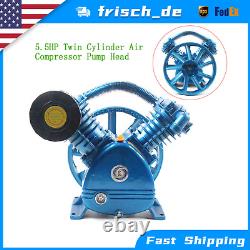 811CFM 175Psi 5.5Hp Air Compressor Pump Head 2 Stage V Style Twin Cylinder USA
