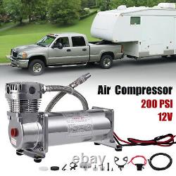 Air Compressor 200 PSI For Train Horns/Suspension 12V Car/Truck Compressor