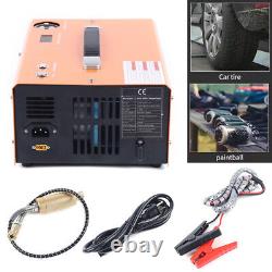 Air Compressor, Auto-shutoff 4500Psi/30Mpa Oil/Water-Free Set Paintball Tank