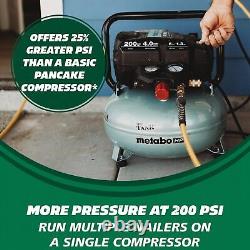 Air Compressor THE TANKT 200 PSI 6 Gallon Pancake EC914S