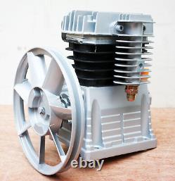 Aluminium 3.5HP Twin Cyclinder Air Compressor Head Pump 11.5CFM 145PSI Pulley