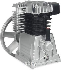 Aluminium 3.5HP Twin Cyclinder Air Compressor Head Pump 11.5CFM 145PSI Pulley