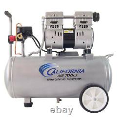California Air Tools 8010 1 HP 8gal Quiet & Oil-Free Steel Air Compressor New