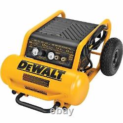 DeWalt D55146 225 Psi 4.5 Gallon Oil Free High Pressure Low Noise Compressor