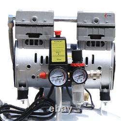 Dental 40L Medical Air Compressor Silent Air Compressor Oilless 115PSI 0.75KW