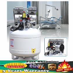 Dental Medical Air Compressor Silent Air Compressor Oilless 115PSI 0.75KW 110V