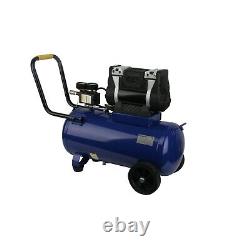 Goodyear 8 Gallon Quiet Oil-Free Air Portable Compressor with Handle & Wheels LNT