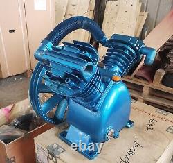 INTBUYING 181PSI 5.5HP 21CFM V Type Twin Cylinder Air Compressor Pump Head New