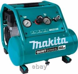 Makita Portable Air Compressor 2Gal. 135PSI 1HP Oilfree Portable Corded Electric