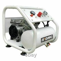 Oil-Less Air Compressor Duel Outlet 110V/650With6.5A 4cfm@125psi 2Gal Tank