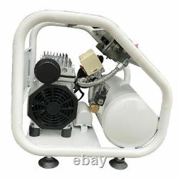 Oil-Less Air Compressor Duel Outlet 110V/650With6.5A 4cfm@125psi 2Gal Tank