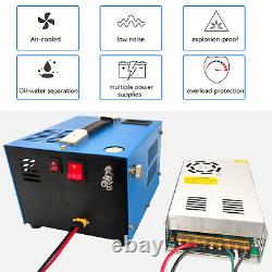 PCP Air Compressor 12V/110V/220V Manual-Stop High Pressure PUMP 30Mpa/4500Psi