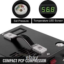 PCP Air Compressor 4500PSI High Pressure Air Pump Built In Power Converter