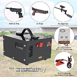 PCP Air Compressor Manual-Stop withBuilt-in Fan Air Pump Oil-free 4500PSI/30MPa