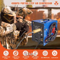 TOAUTO 110V 30Mpa Air Compressor Pump 4500PSI Electric High Pressure Airgun PCP