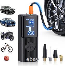 Tire Inflator Portable Air Compressor-180PSI & 20000mAh Portable Air Pump, LCD &