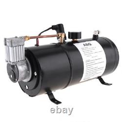 Universal 24V 150 PSI Air Horn Compressor Tank Pump for Air Horn / Air Bed/ Tire
