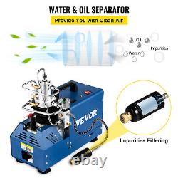 VEVOR High Pressure Compressor 4500PSI Air Rifle Compressor 110V Automatic Stop