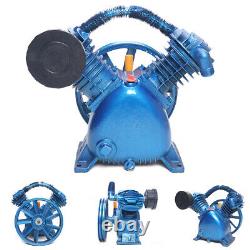 V Style 2-Cylinder Air Compressor Pump Motor Head Double Stage 175psi 5.5HP 4KW
