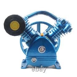 175psi 4KW V Style 2-Cylinder Air Compressor Pump Motor Double Head 2-Stage NEW
 	<br/>
	175 psi 4KW V Style 2-Cylinder Compresseur d'air à double tête moteur de pompe 2 étages NEUF