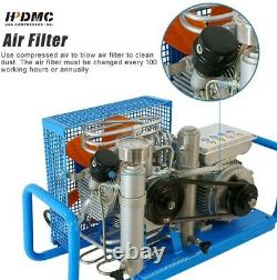 Compresseur d'air 110V 4500Psi 1.5KW 2HP pour le remplissage de réservoirs de plongée, PCP et paintball