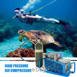 Compresseur d'air 110V 4500Psi 1.5KW 2HP pour le remplissage de réservoirs de plongée, PCP et paintball