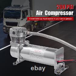 Compresseur d'air 200 PSI pour cornes de train/suspension Compresseur 12V pour voiture/camion