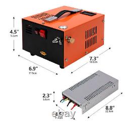 Compresseur d'air PCP 4500PSI Pompe à air haute pression pour carabine PCP 12V/110V/220V 30MPA