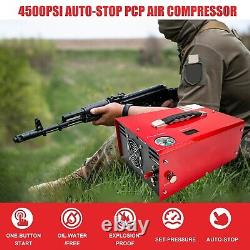 Compresseur d'air PCP avec arrêt automatique 4500Psi/30Mpa sans huile/eau 12V DC 110V 220V AC