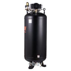 Compresseur d'air VEVOR 80 gallons 6.5HP 15.5 SCFM@90 PSI 2 étages 145 PSI Alimentation triphasée